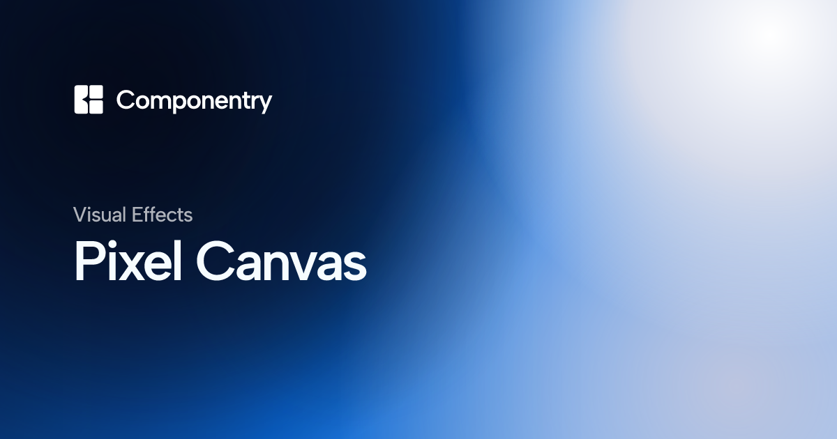 Pixel Canvas React Component